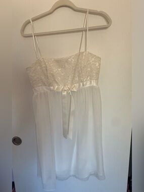 Jessica McClintock vintage mini wedding dress